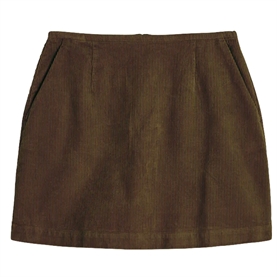 Aiayu Mini Skirt Corduroy, Bark 